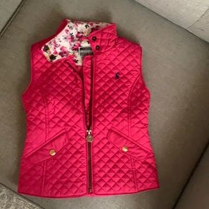 Girls pink vest